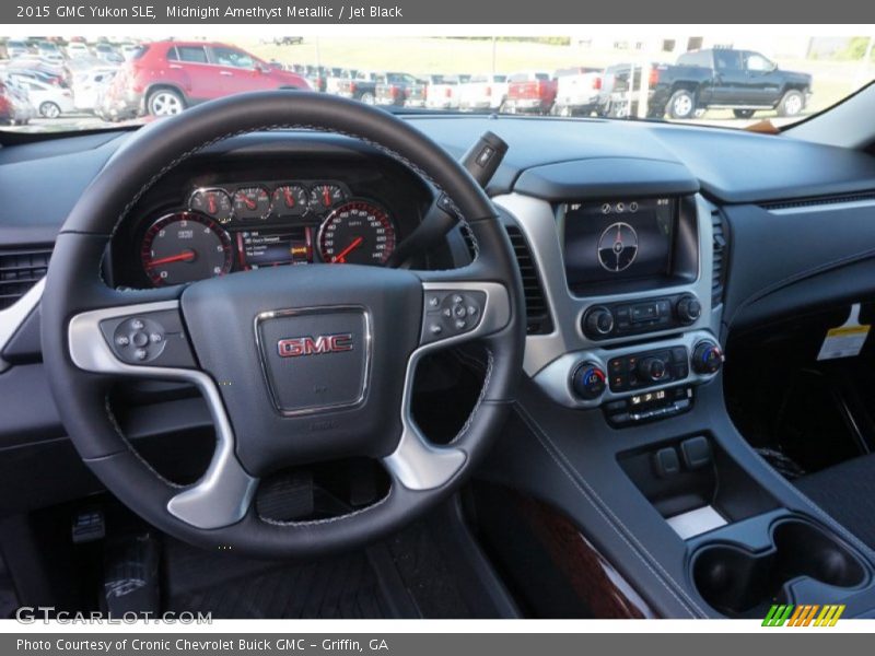 Midnight Amethyst Metallic / Jet Black 2015 GMC Yukon SLE