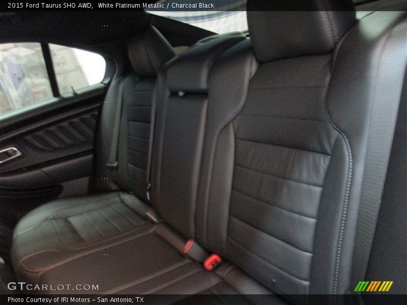 White Platinum Metallic / Charcoal Black 2015 Ford Taurus SHO AWD