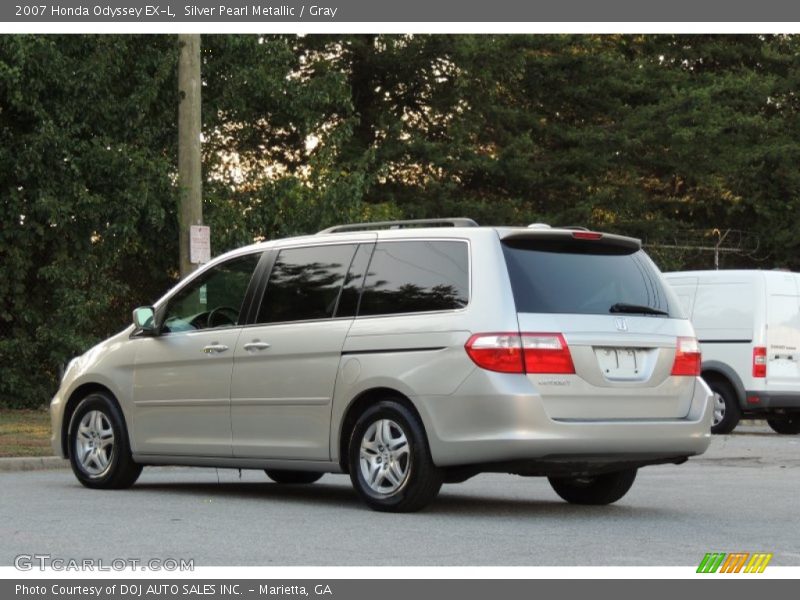 Silver Pearl Metallic / Gray 2007 Honda Odyssey EX-L