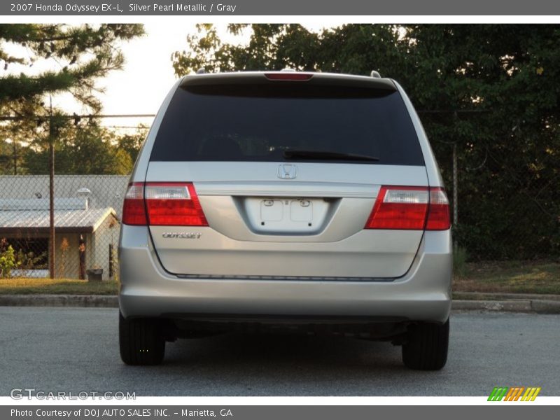 Silver Pearl Metallic / Gray 2007 Honda Odyssey EX-L