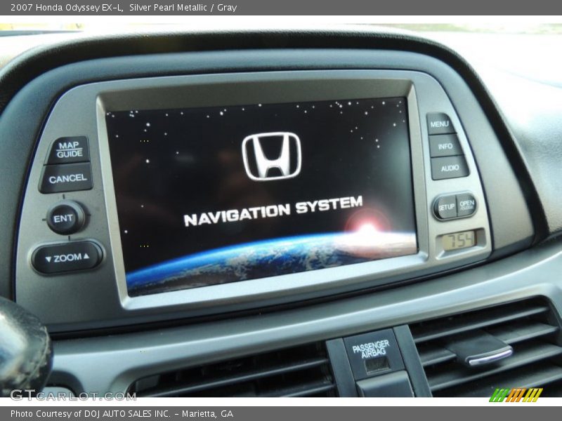 Silver Pearl Metallic / Gray 2007 Honda Odyssey EX-L