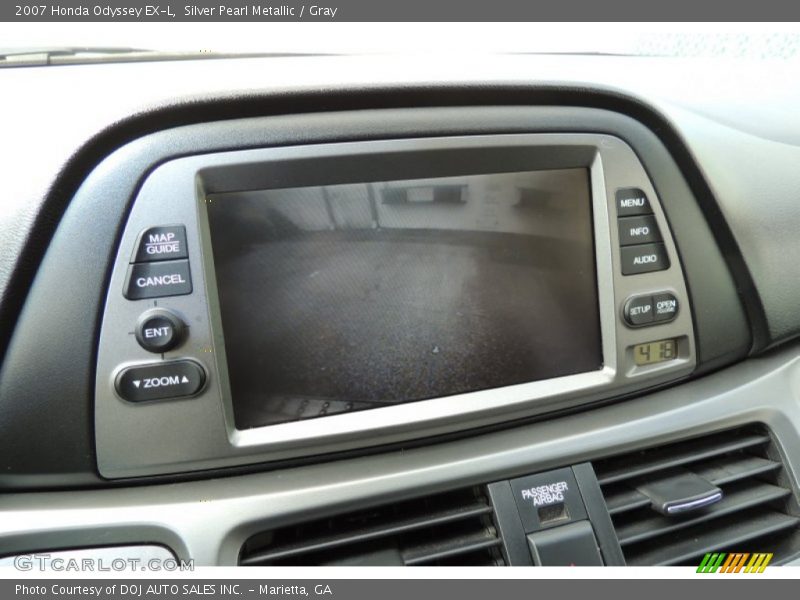 Silver Pearl Metallic / Gray 2007 Honda Odyssey EX-L