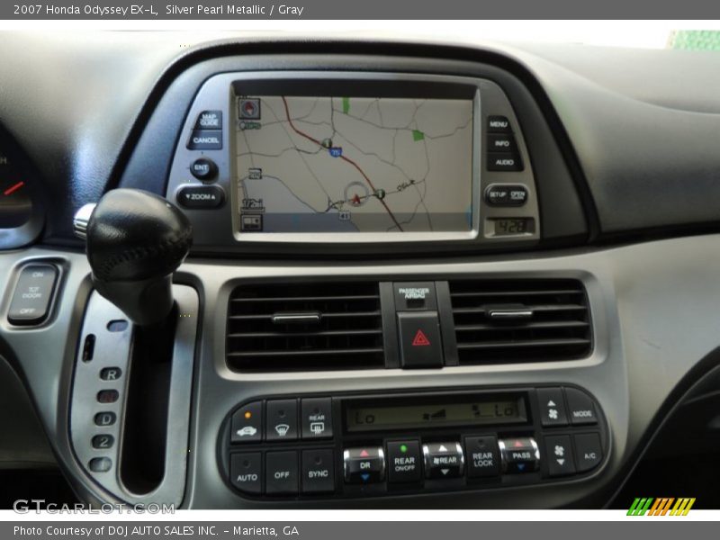 Silver Pearl Metallic / Gray 2007 Honda Odyssey EX-L