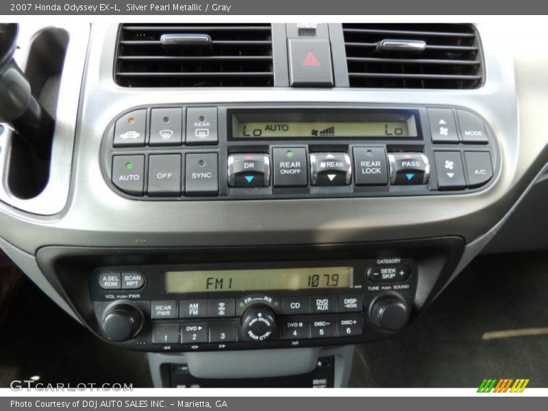 Silver Pearl Metallic / Gray 2007 Honda Odyssey EX-L