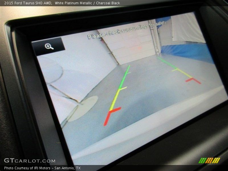 White Platinum Metallic / Charcoal Black 2015 Ford Taurus SHO AWD