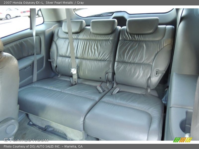 Silver Pearl Metallic / Gray 2007 Honda Odyssey EX-L