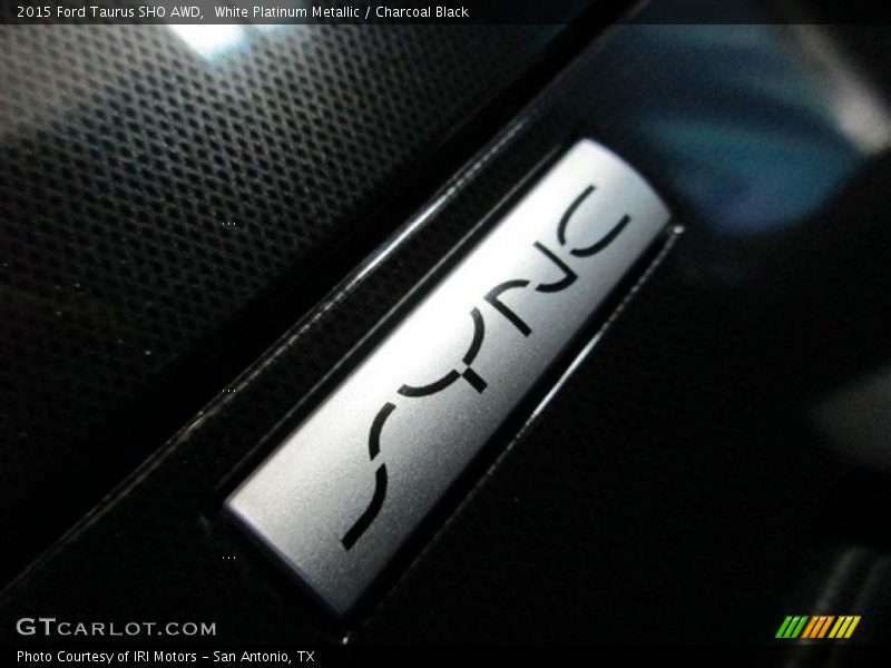 White Platinum Metallic / Charcoal Black 2015 Ford Taurus SHO AWD