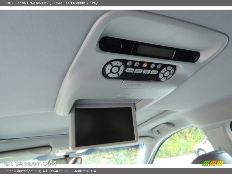 Silver Pearl Metallic / Gray 2007 Honda Odyssey EX-L