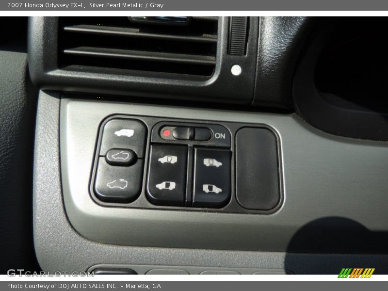 Silver Pearl Metallic / Gray 2007 Honda Odyssey EX-L