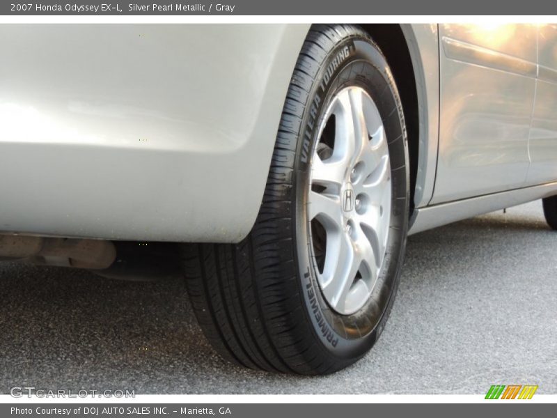 Silver Pearl Metallic / Gray 2007 Honda Odyssey EX-L