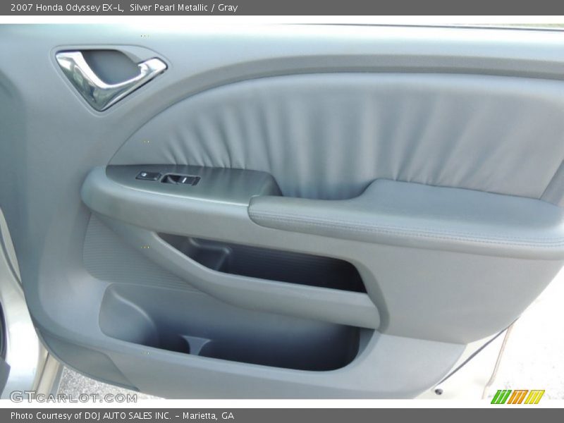 Silver Pearl Metallic / Gray 2007 Honda Odyssey EX-L