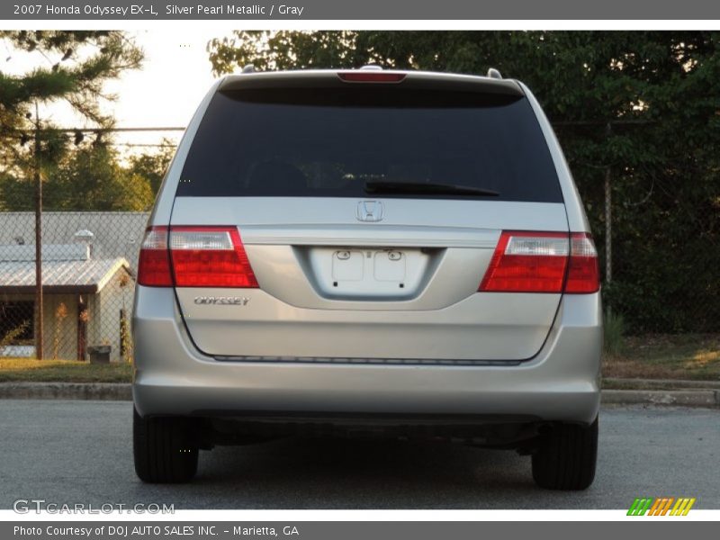 Silver Pearl Metallic / Gray 2007 Honda Odyssey EX-L