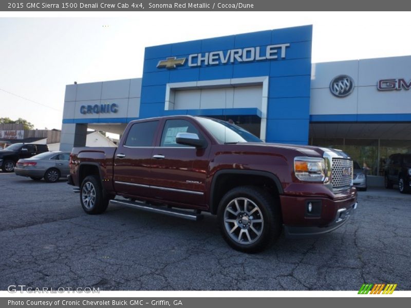 Sonoma Red Metallic / Cocoa/Dune 2015 GMC Sierra 1500 Denali Crew Cab 4x4