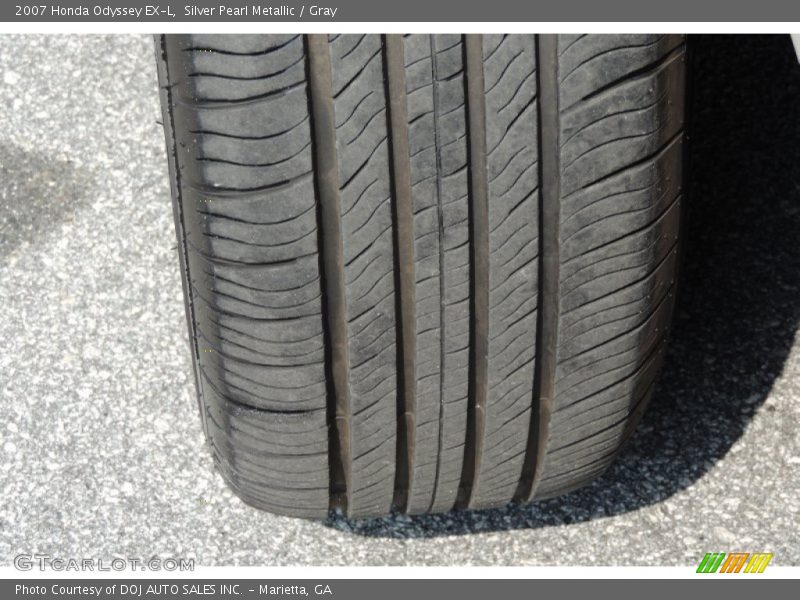 Silver Pearl Metallic / Gray 2007 Honda Odyssey EX-L