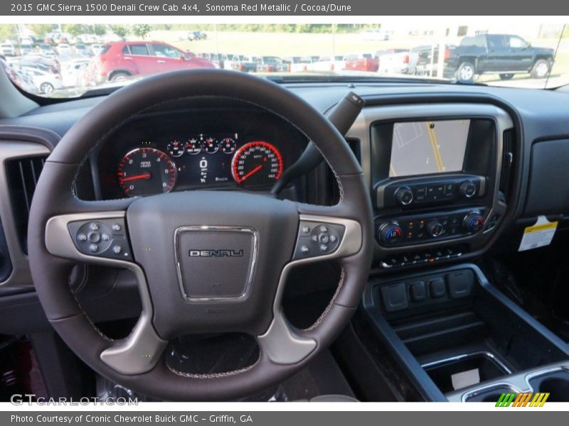 Sonoma Red Metallic / Cocoa/Dune 2015 GMC Sierra 1500 Denali Crew Cab 4x4