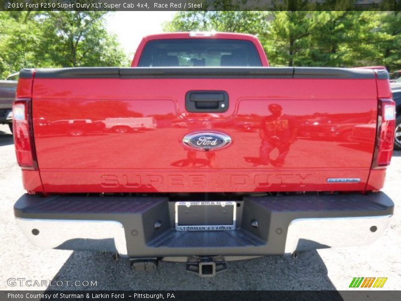 Race Red / Steel 2016 Ford F250 Super Duty XLT Super Cab 4x4