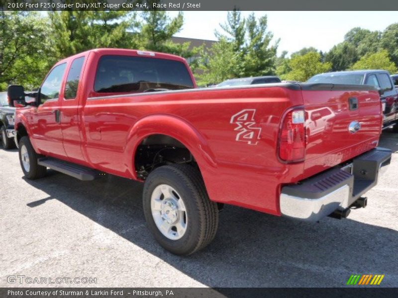 Race Red / Steel 2016 Ford F250 Super Duty XLT Super Cab 4x4