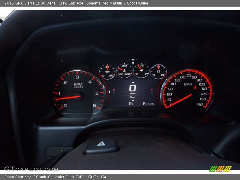 Sonoma Red Metallic / Cocoa/Dune 2015 GMC Sierra 1500 Denali Crew Cab 4x4