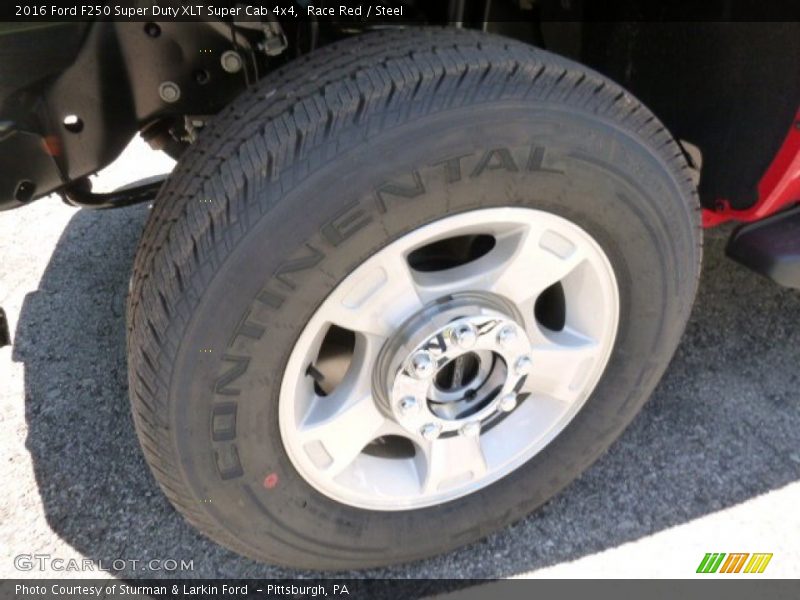 Race Red / Steel 2016 Ford F250 Super Duty XLT Super Cab 4x4