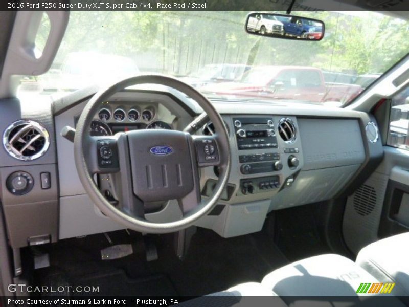 Race Red / Steel 2016 Ford F250 Super Duty XLT Super Cab 4x4
