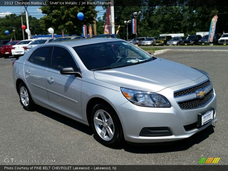 Silver Ice Metallic / Jet Black/Titanium 2013 Chevrolet Malibu LS
