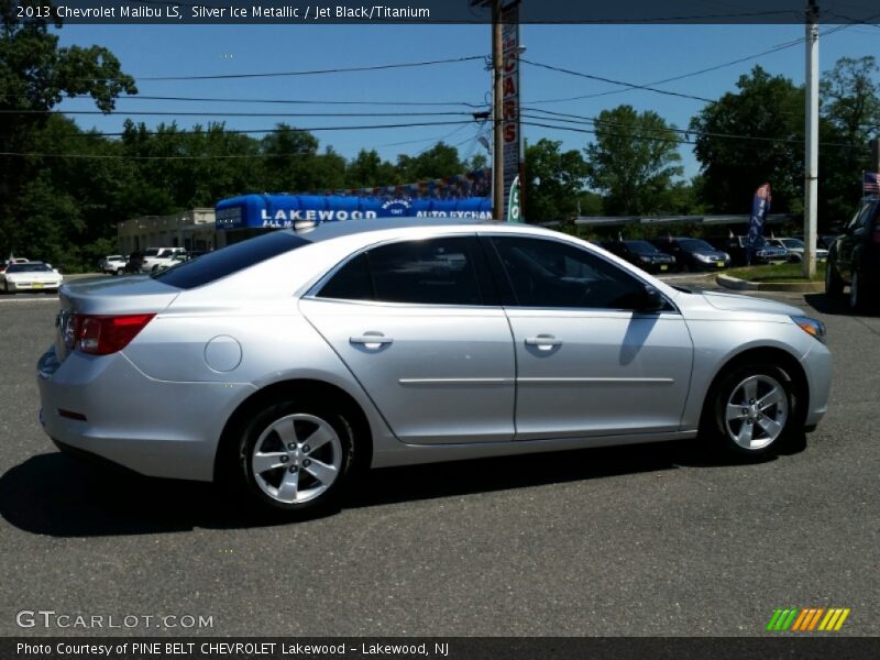 Silver Ice Metallic / Jet Black/Titanium 2013 Chevrolet Malibu LS