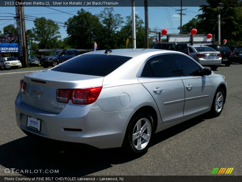 Silver Ice Metallic / Jet Black/Titanium 2013 Chevrolet Malibu LS
