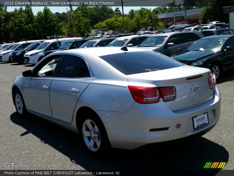 Silver Ice Metallic / Jet Black/Titanium 2013 Chevrolet Malibu LS