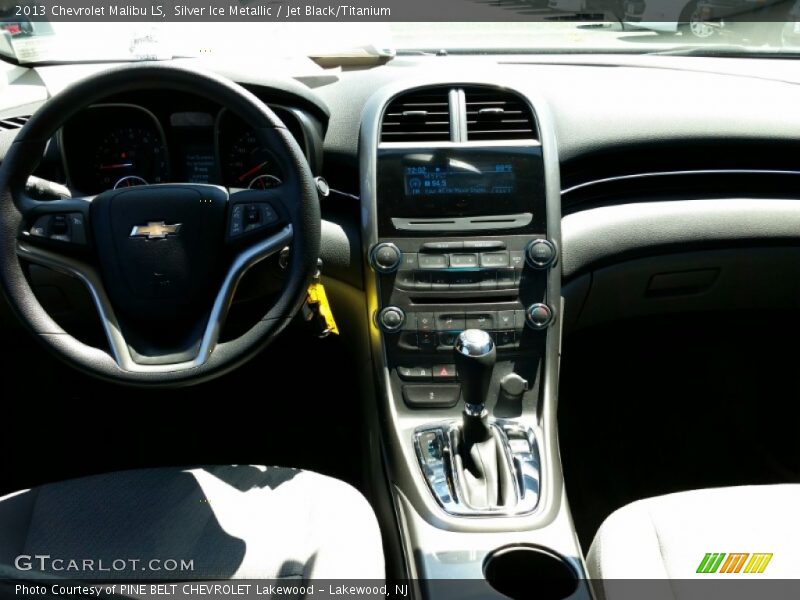 Silver Ice Metallic / Jet Black/Titanium 2013 Chevrolet Malibu LS