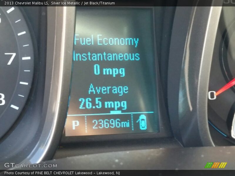 Silver Ice Metallic / Jet Black/Titanium 2013 Chevrolet Malibu LS