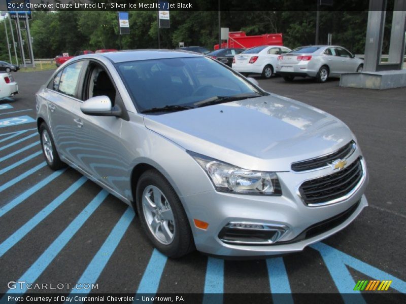 Silver Ice Metallic / Jet Black 2016 Chevrolet Cruze Limited LT