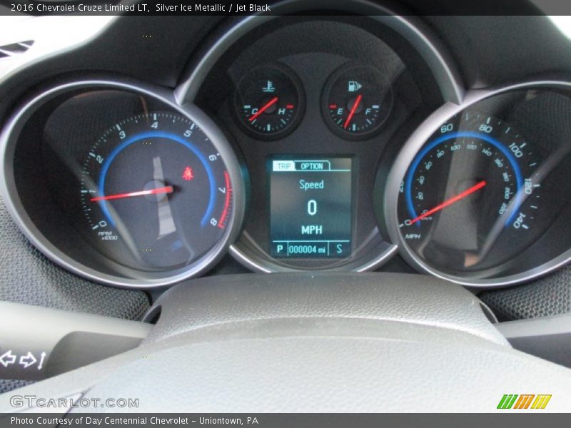 Silver Ice Metallic / Jet Black 2016 Chevrolet Cruze Limited LT