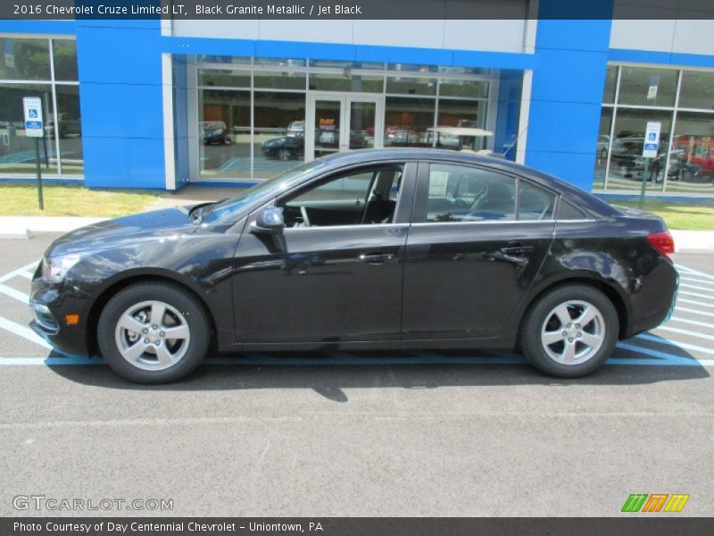 Black Granite Metallic / Jet Black 2016 Chevrolet Cruze Limited LT