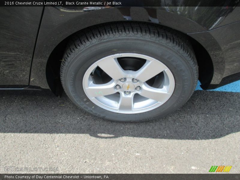 Black Granite Metallic / Jet Black 2016 Chevrolet Cruze Limited LT