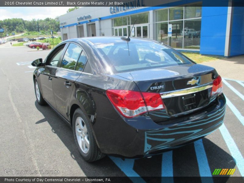 Black Granite Metallic / Jet Black 2016 Chevrolet Cruze Limited LT