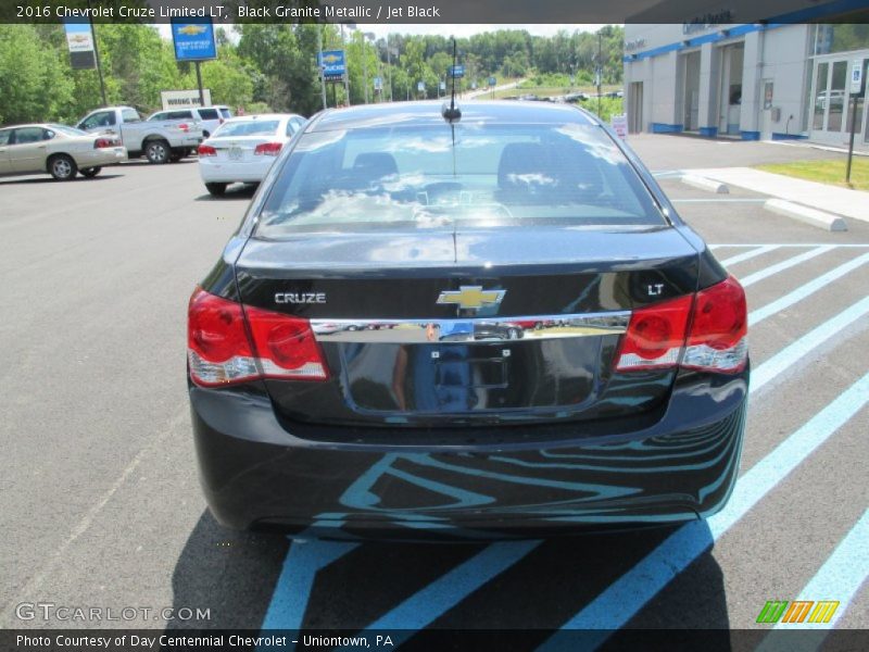 Black Granite Metallic / Jet Black 2016 Chevrolet Cruze Limited LT