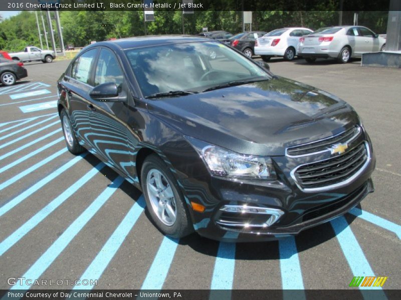 Black Granite Metallic / Jet Black 2016 Chevrolet Cruze Limited LT