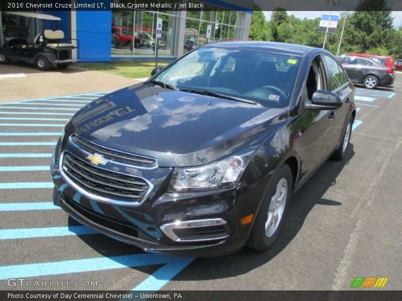 Black Granite Metallic / Jet Black 2016 Chevrolet Cruze Limited LT