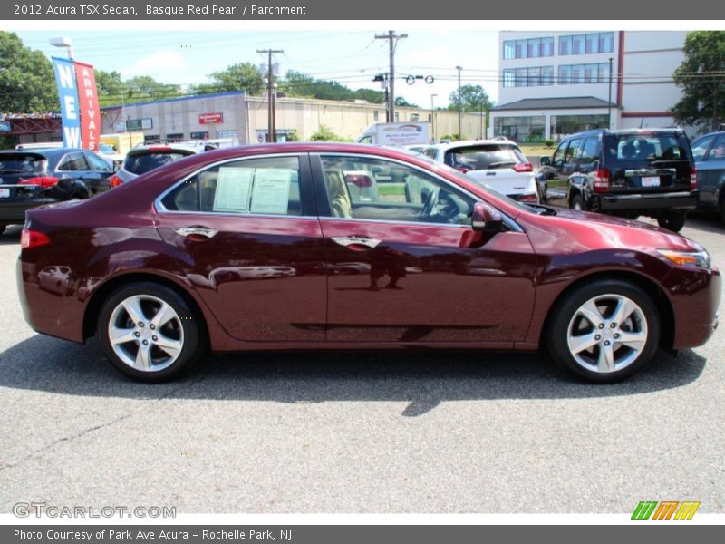 Basque Red Pearl / Parchment 2012 Acura TSX Sedan
