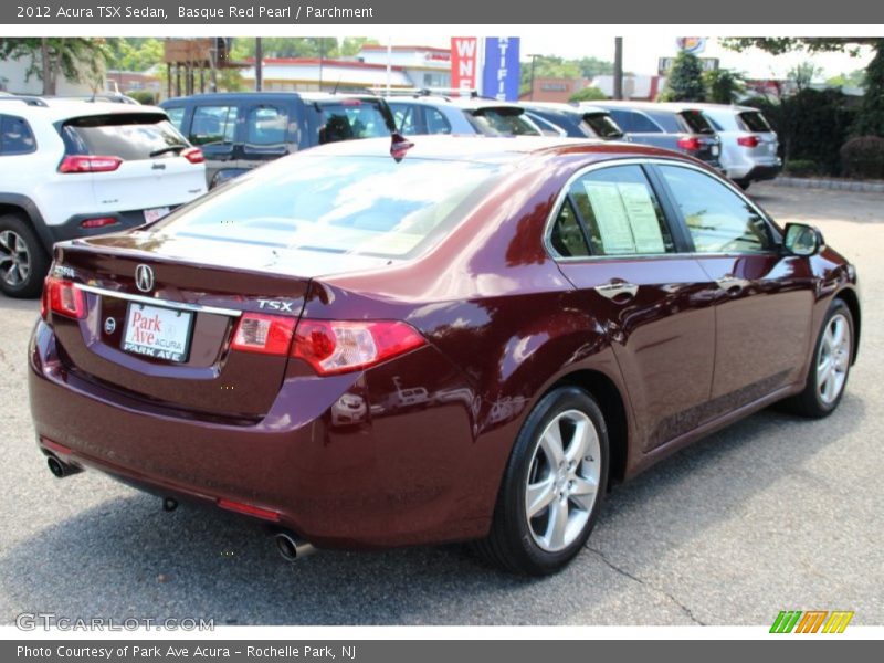 Basque Red Pearl / Parchment 2012 Acura TSX Sedan