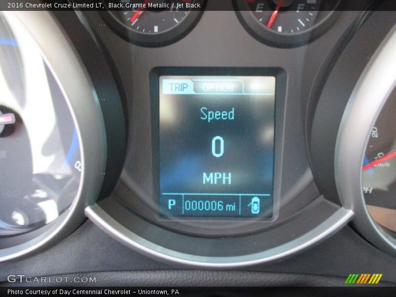 Black Granite Metallic / Jet Black 2016 Chevrolet Cruze Limited LT