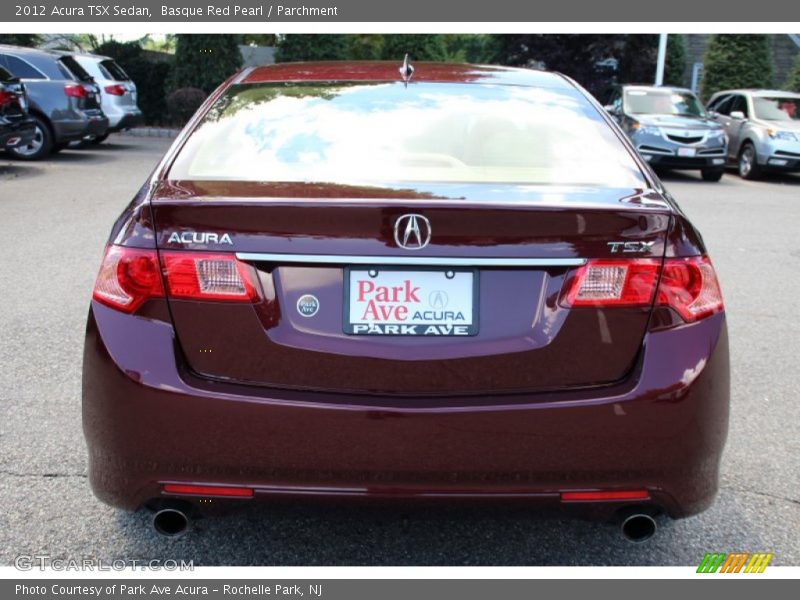 Basque Red Pearl / Parchment 2012 Acura TSX Sedan