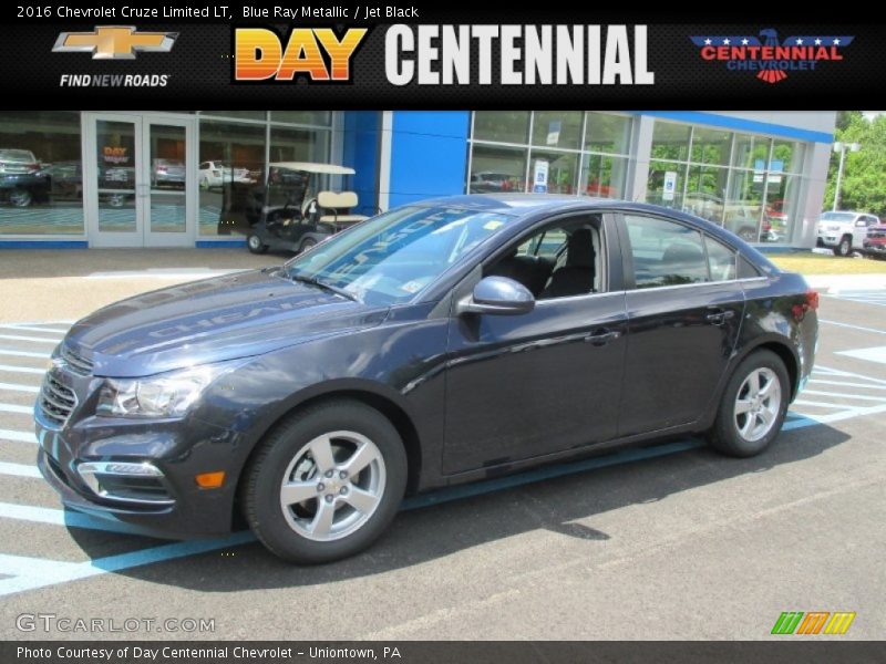 Blue Ray Metallic / Jet Black 2016 Chevrolet Cruze Limited LT