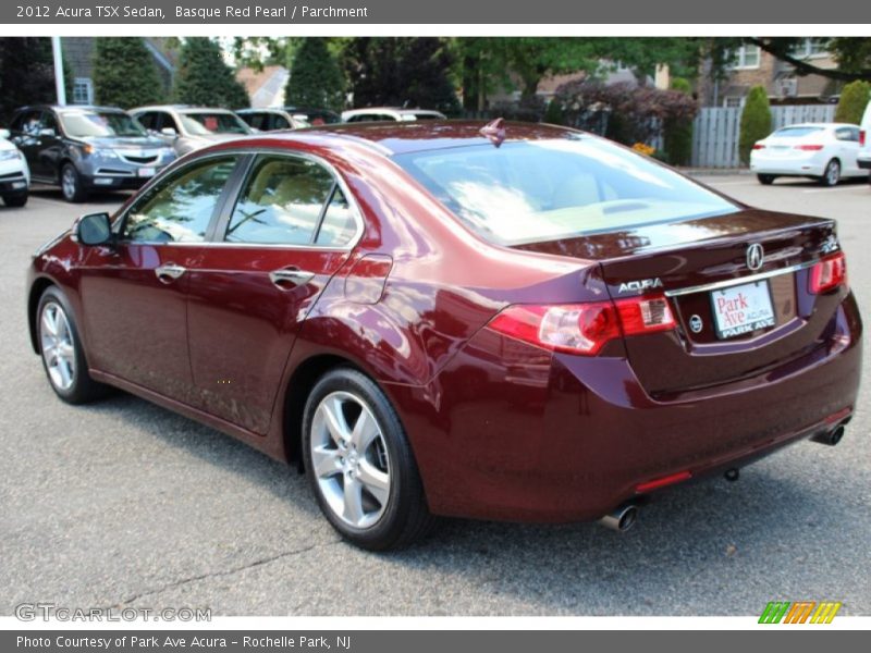 Basque Red Pearl / Parchment 2012 Acura TSX Sedan