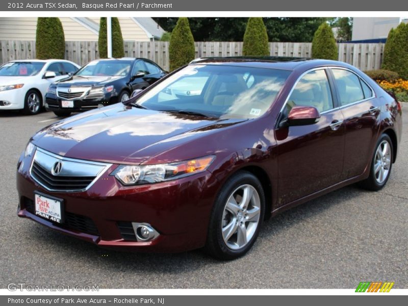 Basque Red Pearl / Parchment 2012 Acura TSX Sedan