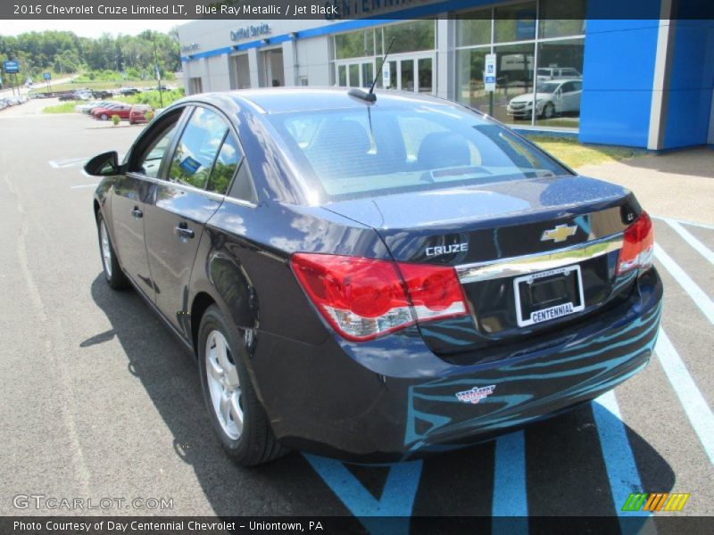 Blue Ray Metallic / Jet Black 2016 Chevrolet Cruze Limited LT