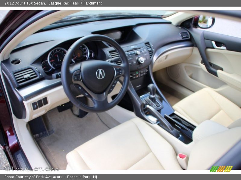 Basque Red Pearl / Parchment 2012 Acura TSX Sedan