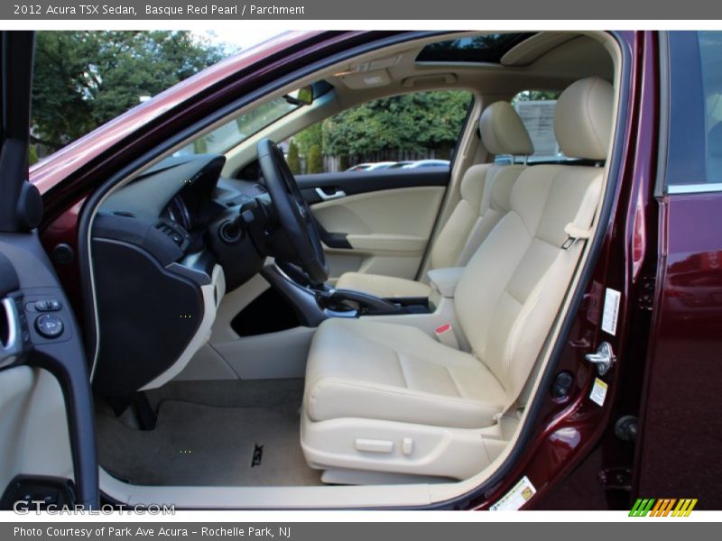 Basque Red Pearl / Parchment 2012 Acura TSX Sedan