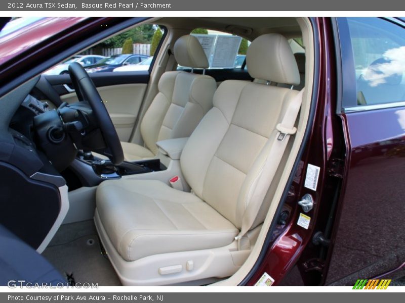 Basque Red Pearl / Parchment 2012 Acura TSX Sedan