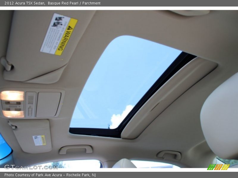 Basque Red Pearl / Parchment 2012 Acura TSX Sedan